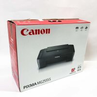 Canon Pixma MG2555S Farb-Tintenstrahl-Multifunktionsdrucker, Scanner, Kopierer mit USB-Anschluss, Schwarz, Schwarz -