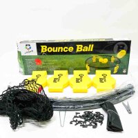 L.A. Sports Bounce Ball Deluxe Set, Ballspiel mit rundem...