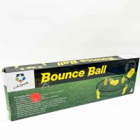 L.A. Sports Bounce Ball Deluxe Set, Ballspiel mit rundem Netz, Tragetasche