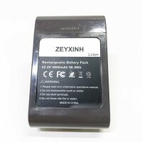 Dyson replacement charger zeyxinh 22.2V, 4000mAh, 88.8Wh