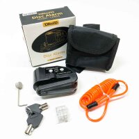 Yohoolyo brake disc lock motorcycle lock 110db 7mm pushdown with 1.5 m memory cable for motorcycle and bicycle