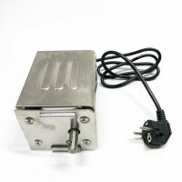 Grill engine, portable stainless steel electric motor, grill engine spare parts, rust -free and durable, easy to clean (EU plug)