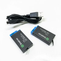 SMATREE ACCKU (2-pack) with 3-channel charger for GoPro Hero Max