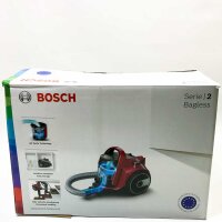 Bosch BGC05AAA2 GS05 Beutelloser Staubsauger Cleann‘n, 700 W, 1,5 l, rot/schwarz, Delle im Rohr