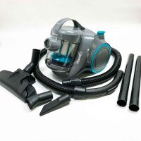 Midea cyclone soil vacuum cleaner (color: gray/blue) compact and absorbent, breaking point at the relief, fastening possible