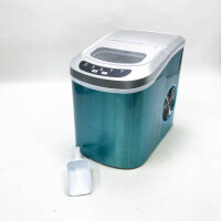 VAZILLIO Eiswürfelbereiter, 9 Stück in 6 Minuten, 2,2 l Wassertank Eisbereiter für Zuhause/Büro – Silber