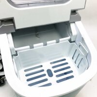 Eiswürfelmaschine, Ice Maker mit 2.2L Wassertank, Selbstreinigungsfunktion, LED-Anzeige, 2 Eiswürfelgrößen wählbar