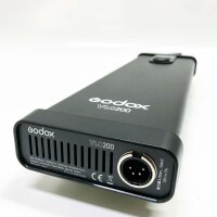 Godox VL200 200W LED-Videoleuchte 5600K CRI 96 TCLI 95, leichte, leise Bowens-Montage, Dauerbeleuchtung, APP-Fernbedienungsunterstützung und Fernbedienung für Stillleben, Porträt, Studiobeleuchtung