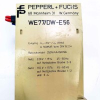 Pepperl + Fuchs WE77/DW-E56, 00279 250/4A/500VA Schaltverstärker