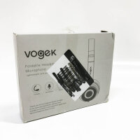 Vogek glandable headphones with microphones (blue)