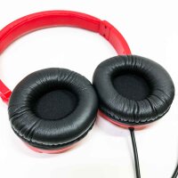 Vogek fleetable headphones with microphones (red)