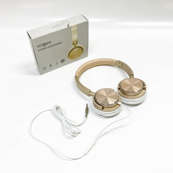 Vogek Slow headphones with microphones (gold)