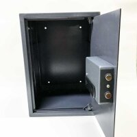 Brihard Business XL Safe with an electronic castle, 50x35x36cm (HXWXD), Titan Gray