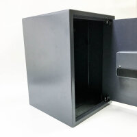 Brihard Business XL Safe with an electronic castle, 50x35x36cm (HXWXD), Titan Gray