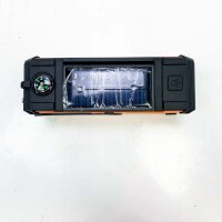 Raddy Solar Hand Crank Radi, Baustellenradio AM/FM mit Taschenlampe und Extra-Fallschutz, Wasserdicht mit 5000Mah W