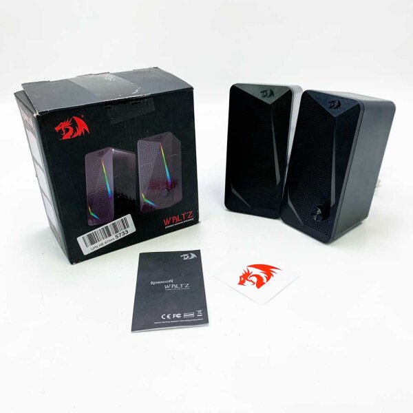 REDRAGON WALTZ Stereo Gaming Speaker, Stereo Gaming Lautsprecher, 2.0 PC-Gaming Lautsprecher