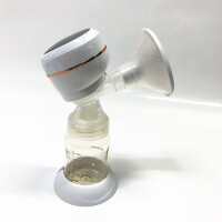 BAMMAX Elektrische Milchpumpe,Tragbare Brustpumpe Schmerzfrei mit Massagemodus, BPA-frei