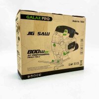 GALAX PRO Elektro-Stichsägen mit Laserführung 3000 RPM 800W mit 6 variabler Geschwindigkeit, 0-4 Orbital Position, Doppelseitenschnitt (0 °- 45°), Schnitttiefe in Metall/Holz 10mm/100mm