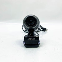 Trust Webcam für Laptop und PC, USB Webcam mit Mikrofon Plug & Go