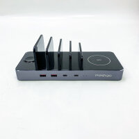 Prestigio Revolt A6 6-in-1 charging station including inductive laest station