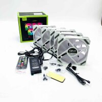 GIM RGB fan PC 5-Serpack, 120mm ARGB fan with cooling,...