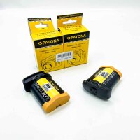 Patona 2x battery LP-E4 2600mAh Compatible with Canon EOS 1DS Mark III in reliable and tested quality