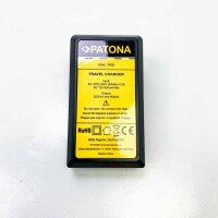 Patona 3in1 charger + Premium battery NP-FZ100 Compatible with Sony Alpha 9, 7 III, 7R III, 7RM3, Sony BC-QZ1