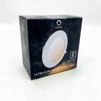 Lumary 6W LED Einbaustrahler LED Deckenstrahler Deckenspots Deckenleuchte, 16 Millionen Farben Dimmbar Weiß(2700K-6000K) LED Einbauleuchte Einbauspots Kompatibel mit Alexa, Echo,Google Home, 2 Stück