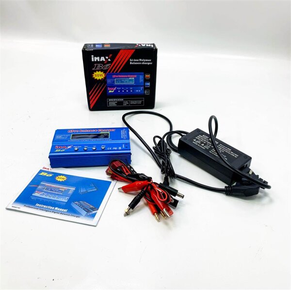 Li-Pol / Li-ion / Li-Fe / Ni-CD / Ni-MH charger with IMAX B6 Balancer + Temperature sensor