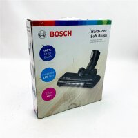 Bosch BHZUHF Hartboden-Weichdüse, passend für Unlimited Serie 6 und 8 Akku-Staubsauger, für Parkett und Fliesen, LED-Beleuchtung, schonende Reinigung, Original-Zubehör, schwarz