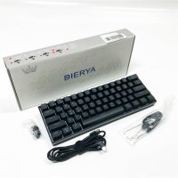 DIERYA DK61E 60% Mechanische Gaming-Tastatur,Gateron...