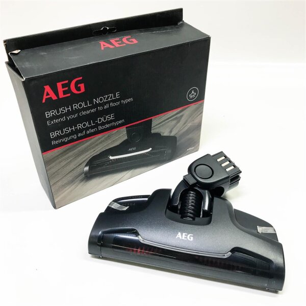 AEG AZE143 Multi-Bodet nozzle (universally applicable, carpet and hard floor, LED front light, self-cleaning of the brush roller, strong suction power, suitable for QX6, QX7, QX8-2, black)