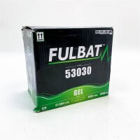 Fulbat - Motorradbatterie GEL 53030 GEL (F60-N30L-A) / 53030 (Y60-N30L-A) FULBAT SLA wasserdicht 31,6AH