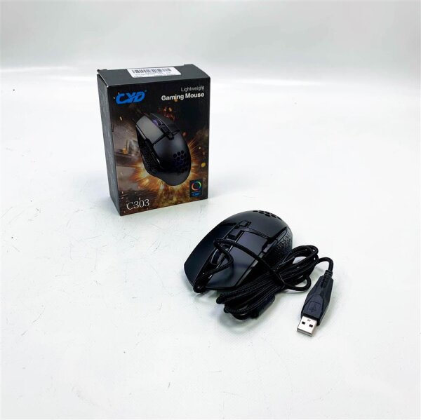 CYD C303 RGB cable-bound mouse for laptop and PC