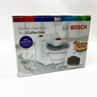 BOSCH KÜCHENMASCHINE MUMP1000 600 W, ANZAHL GESCHWINDIGKEITEN 4, SCHÜSSELVOLUMEN 3,9 L, WEISS