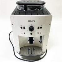 Krups EA8105 Essential Automatic Kaffeevollautomat | automatische Reinigung | 2-Tassen-Funktion | Milchsystem mit CappucinoPlus-Düse | 15 Bar | Weiß