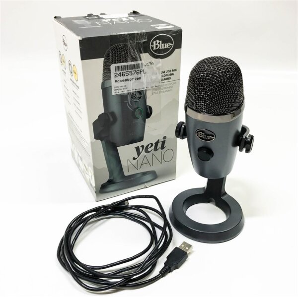 Blue Microphones Yeti Nano –  für Videokonferenzen, Arbeit zu Hause sowie Zoom, PC und Mac