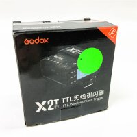 GODOX X2T-F TTL 2.4G kabelloser Blitzauslöser für Fujifilm, 1 / 8000s-Hochgeschwindigkeitssynchronisation, 5 Separate Gruppentasten und 3 Funktionstasten für schnelle Einstellungen