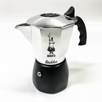 Bialetti Brikka Induktionskaffeemaschine, 4 Tassen (160 ml), Espresso wie an der Bar, für alle Herdarten geeignet, edles Design; ohne OVP