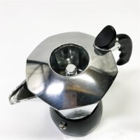 Bialetti Brikka Induktionskaffeemaschine, 4 Tassen (160 ml), Espresso wie an der Bar, für alle Herdarten geeignet, edles Design; ohne OVP