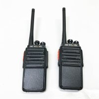 RETEVIS RT24 Professional Walkie Talkie, Walky Talky Really reigned PMR446 without license 16 channels CTCSS DCS, with USB charger headsets, for business, school, healthcare (5 pairs, black)