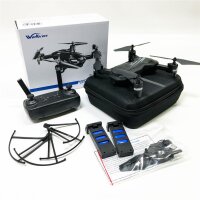 Wipkviey T26 drone with camera | 1080P HD Foldable Drones for Beginners FPV Transmission, with 2 Batteries and Portable Bag, One Button Takeoff and Landing Mode (Scratches on Rotor Blades)