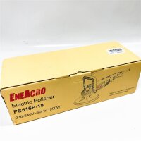 ENEACRO Autopolierer, 1500 W Autopolierer, 6 variable Geschwindigkeiten, mit 150/180 mm Basis, 4 Schwammrädern, 2 abnehmbaren Griffen, geeignet für Boote, Autopolieren und Wachs (ein Polierschwamm gebraucht)