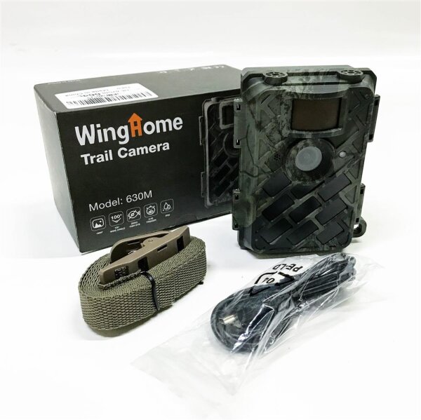 Winghome 630 Wild camera, trail camera, reel hunting surveillance camera, accessories with Leica M6, 0.4S trigger time, farm tasting-movement-activated night vision, waterproof IP66