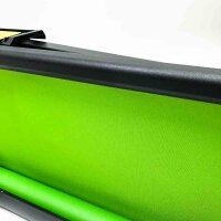 EMART 150x180cm Green Screen Roll Up Green Background of Professional Chromakey Background with automatically lockable frame Füryoutube videos, live streams, photo studio (light scratch)