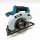 WESCO HAND COUNTION CARE, circular saw cordless circular saw 4000 rpm, 18V cordless handcart, 4.0Ah Hand circular saw with guide rail, battery circuit 90 ° cut 53 mm, 45 ° 36 mm, (without battery)