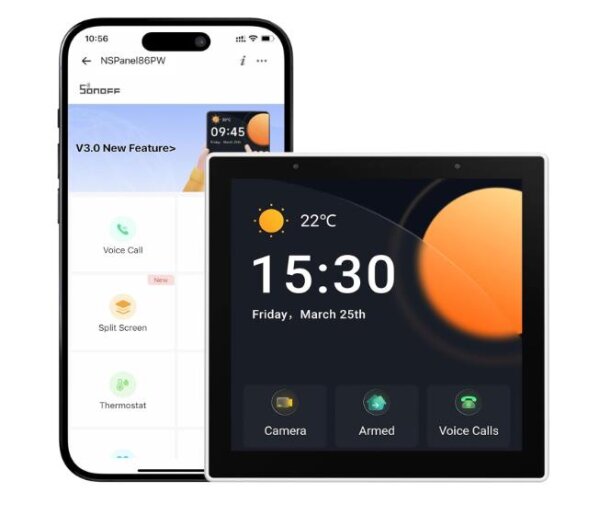 SONOFF NSPanel Pro Smart Home control panel, built-in Zigbee 3.0 hub, wireless thermostat, app control, slim scene, wireless intercom (wit)