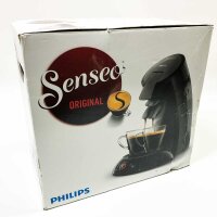 Philips Senseo Original Kaffeepadmaschine mit Crema Plus, 1450 W, 0.7 Liter, 21.3 x 31.5 x 33 cm, Schwarz (HD6553/67), Kratzer an Verschlussklappe