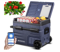 BODEGAEU compressor cool box 45L, car refrigerator,...