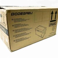 BODEGA Kompressor Kühlbox 20 Liter, Auto Kühlschrank, 12/24V für Auto, Lkw, Camping, Elektrische Kühlbox mit WIFI-APP-Steuerung, LED-Touch-Steuerung (Navy blau)